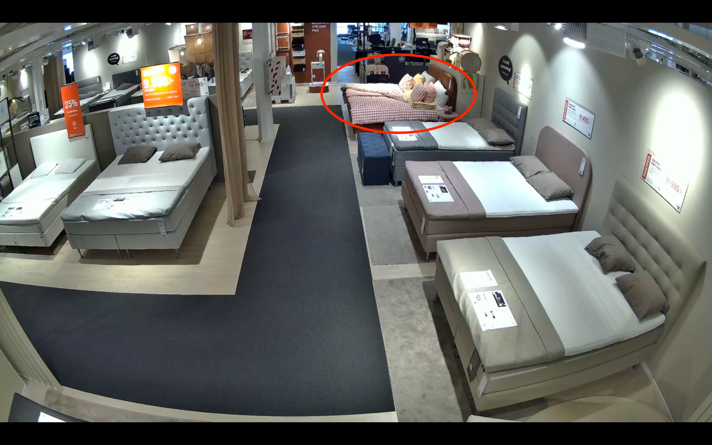 Butikskamera – Displaysäng 2